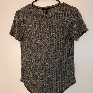 Forever 21. Medium bodysuit. Grey/black